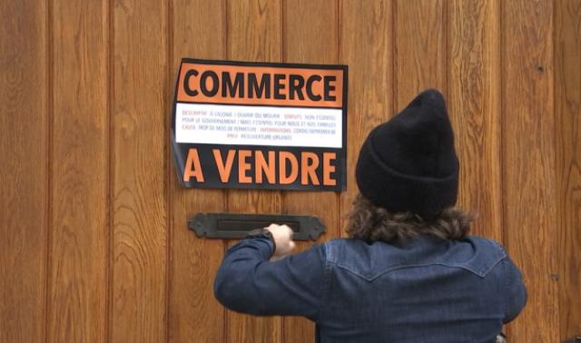 "Commerce à vendre" campagne choc du Collectif Wallonie HORECA