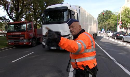Liège: Contrôles de police pour les camions de plus de 7,5 T