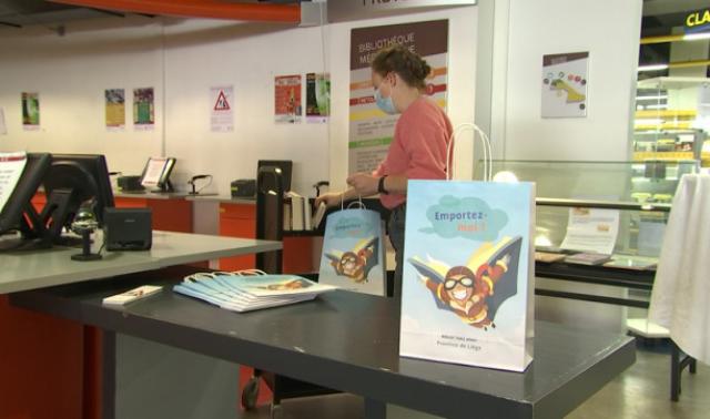 "Take Away" à la bibliothèque des Chiroux