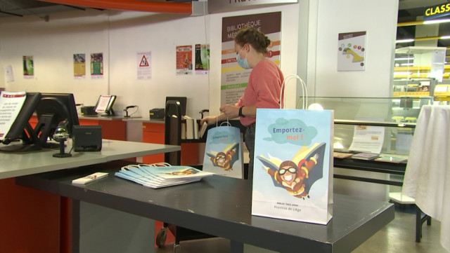 "Take Away" à la bibliothèque des Chiroux