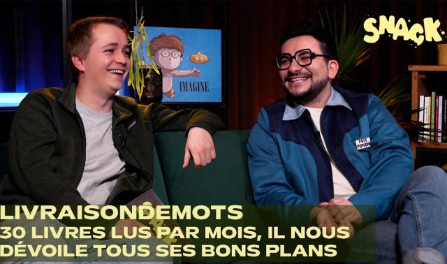 Snack : LivraisonDeMots, l'incroyable histoire de l'influenceur littéraire liégeois aux 100.000 abonnés