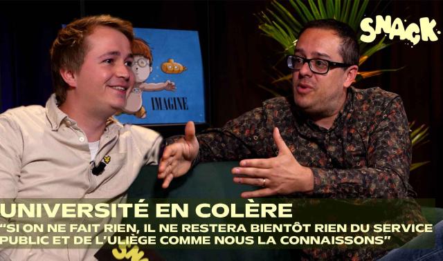 Snack - Un professeur de l'ULiège nous explique pourquoi les universités publiques risquent de baisser en qualité
