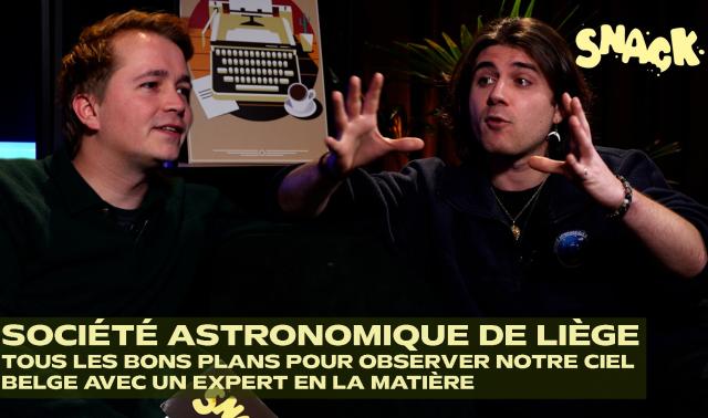 Snack - Aurores boréales et mystères du ciel belge : la Société Astronomique de Liège nous livre ses secrets
