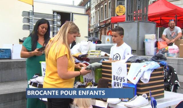 Waremme :  brocante par et pour les enfants