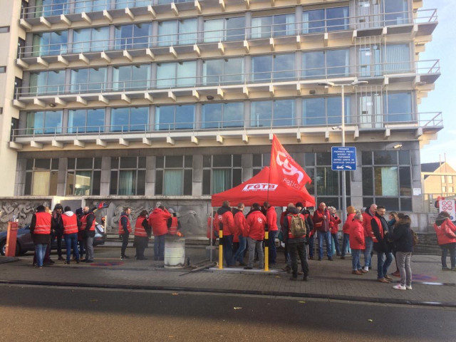 Proximus : des actions de blocage devant plusieurs bâtiments administratifs en Wallonie et en Flandre