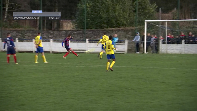 Replay : 1ère mi-temps Wanze/Bas-Oha - RFC Huy (football)