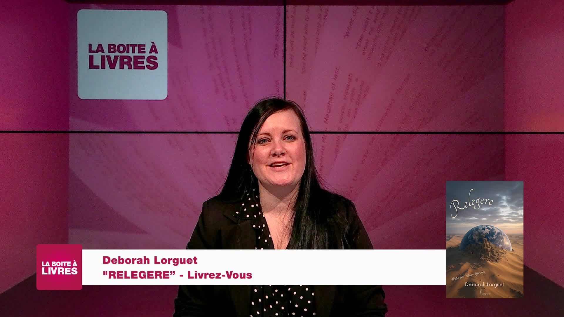 La Boîte à livres Déborah Lorguet, Relegere