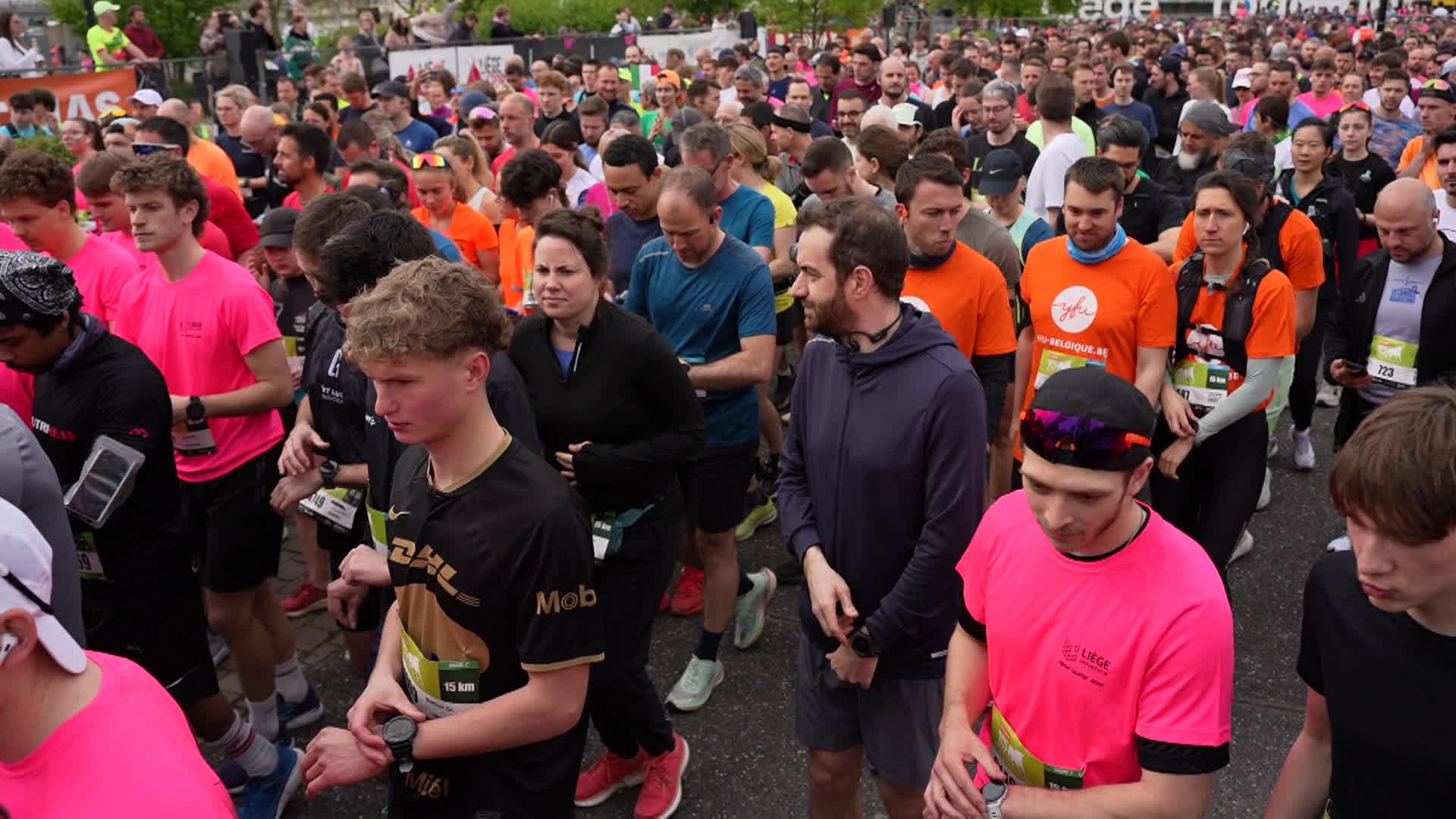 Près de 12 000 coureurs aux 15 km de Liège, devenus une "carte de visite"