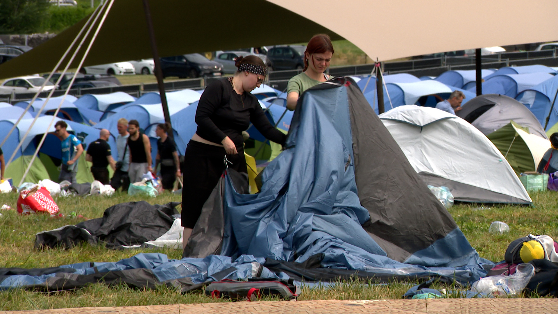 Ardentes J+1 : seconde vie pour le matériel de camping oublié