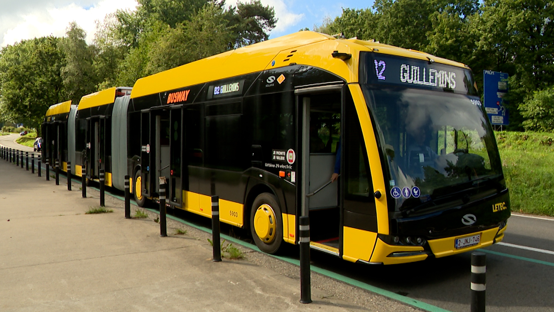 Le premier tribus 100 % électrique arrive à Liège