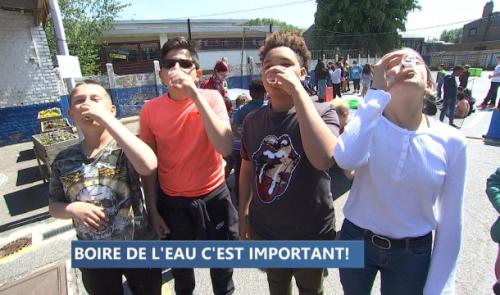 Action de sensibilisation à la nécessaire hydratation !
