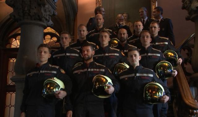 Pompiers: Remise des casques