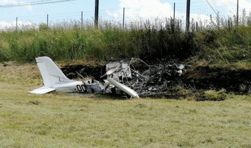 Un ULM se crashe sur les bords de la E40