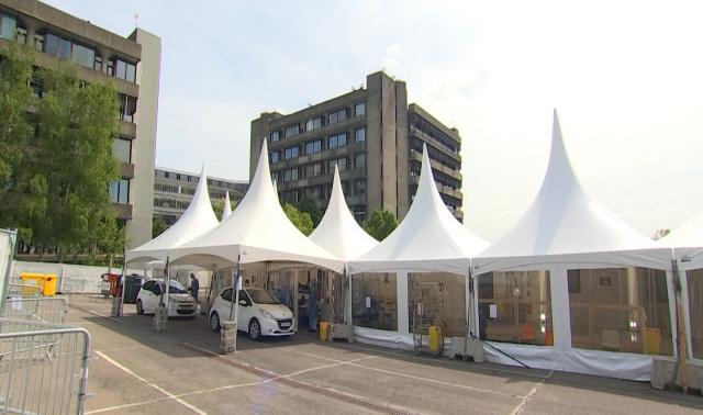 Dépistage en drive in au CHU