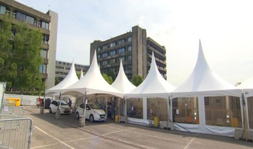 Dépistage en drive in au CHU