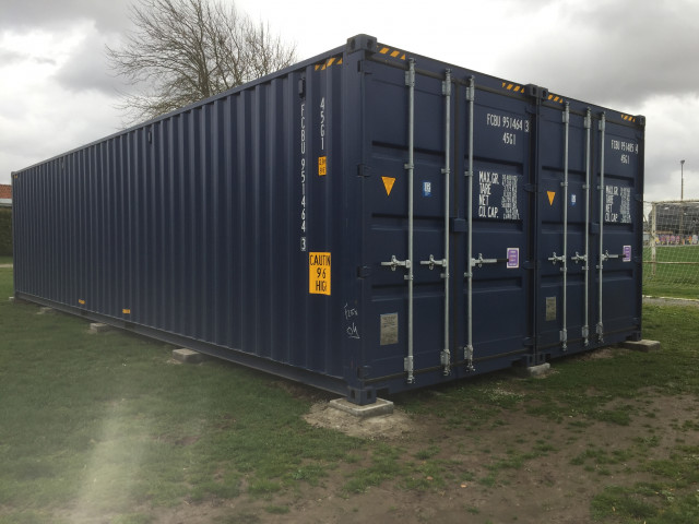 Des containers feront office de buvette