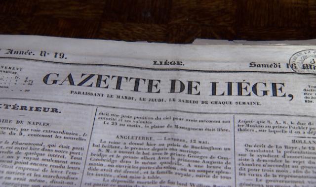 Fin de la "Gazette de Liége" après 181 ans