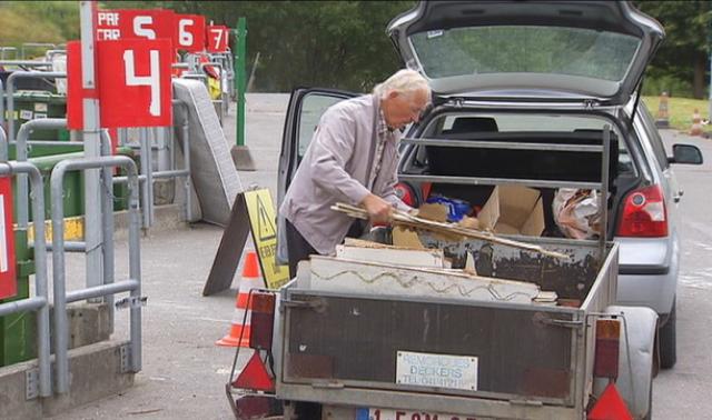 Grosse affluence dans les recyparcs, décalez votre visite !