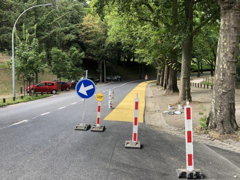 Une nouvelle piste cyclable boulevard Kleyer à Cointe 