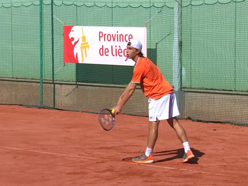 Première internationale au club de tennis de Flémalle