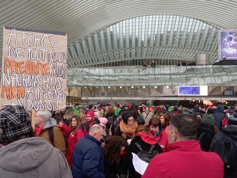Près de 100.000 manifestants à Bruxelles: résumé de cette journée de manifestation