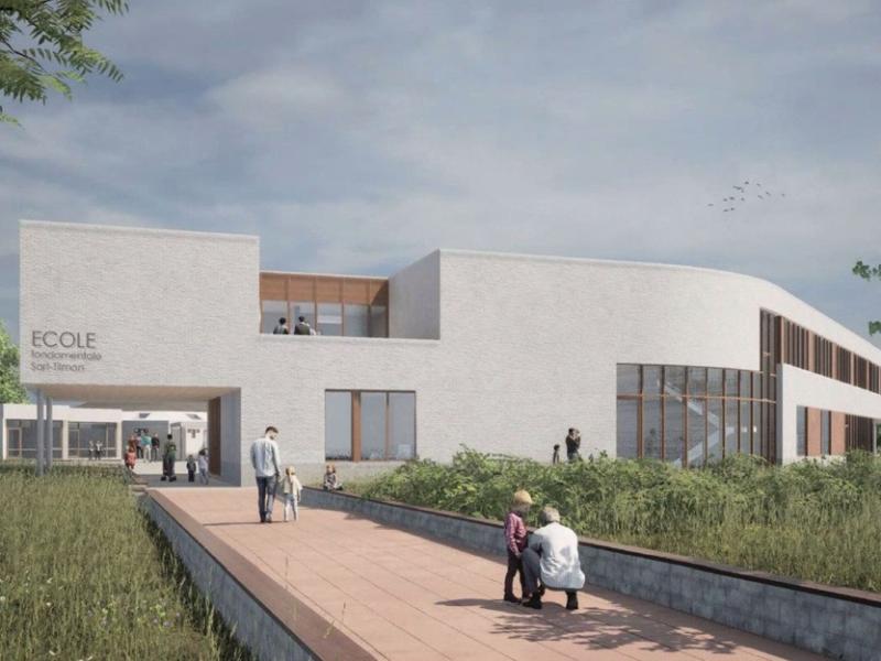 Sart Tilman : début du chantier de rénovation de l'école communale