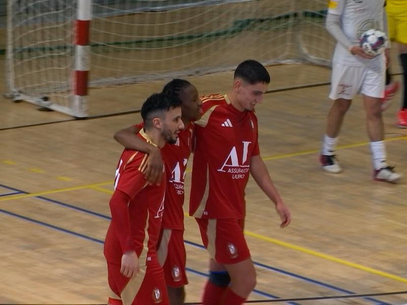Futsal : Le SL16 domine Borgerhout en demi-finale aller de la Coupe de Belgique