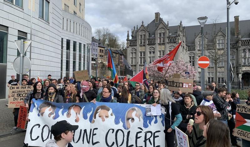 Environ 400 personnes dans les rues de Liège contre la discrimination et le racisme