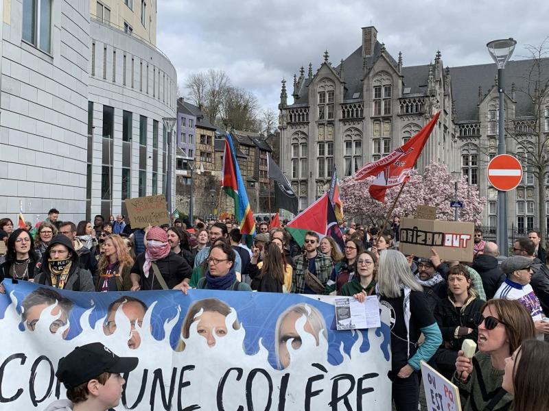Environ 400 personnes dans les rues de Liège contre la discrimination et le racisme