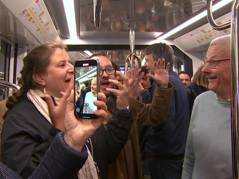 Revivez le tout premier trajet du tram comme si vous y étiez