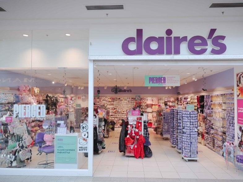 4 magasins liégeois touchés par la faillite de Claire's