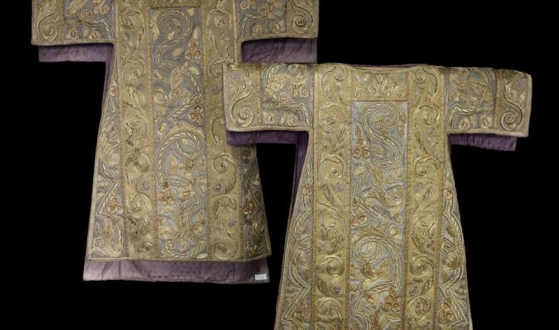 Classement : textiles liturgiques à la Cathédrale Saint-Paul de Liège