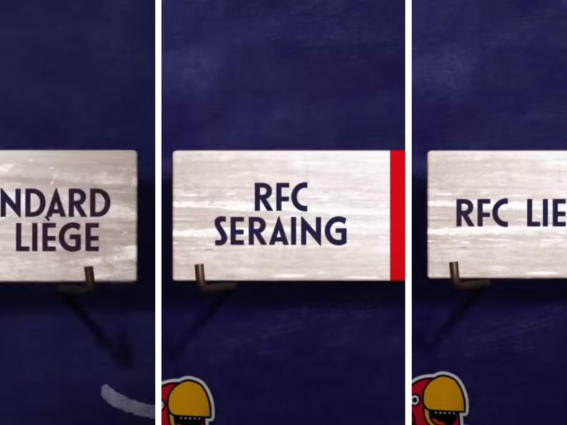 Voici les adversaires du Standard, de Seraing et du RFC Liège en Coupe de Belgique