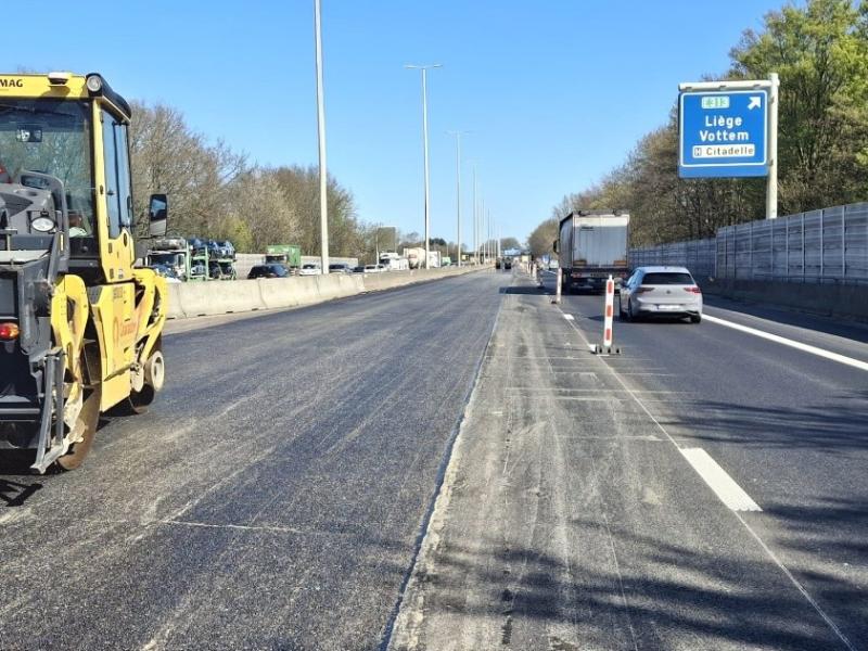 Fin du chantier sur l'E40 entre Alleur et Vottem