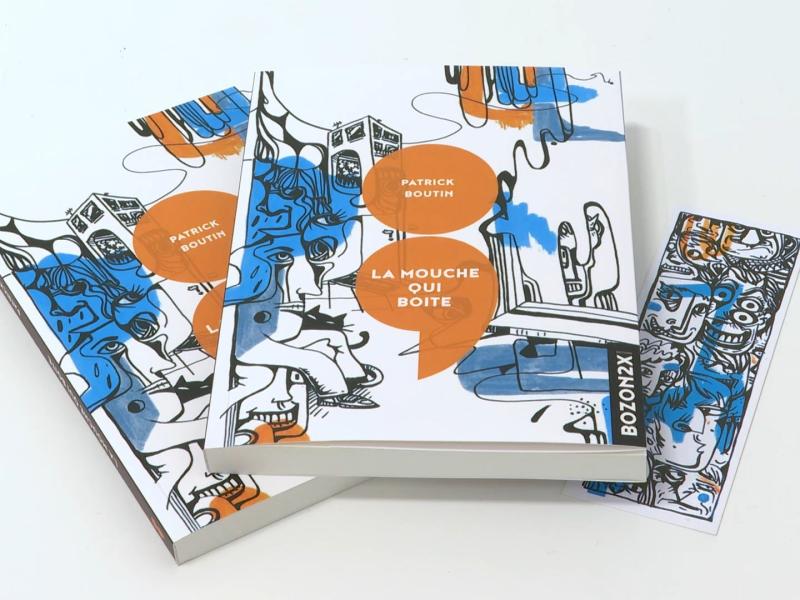 "La mouche qui boîte", un roman illustré, loufoque et caustique