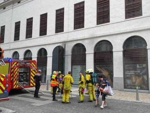 Incendie à l'Opéra Royal de Wallonie 