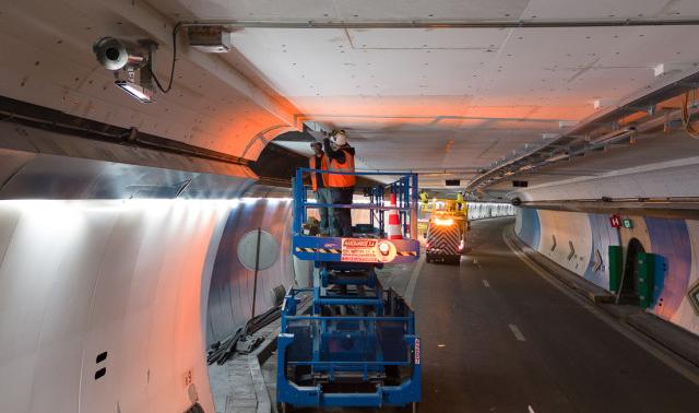 4 nouvelles nuits de fermeture pour le tunnel sous Cointe dans le sens Ardenne - Bruxelles 