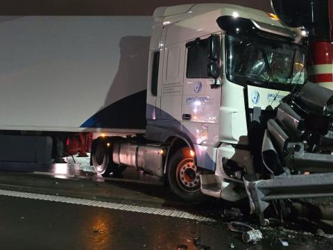Accident impliquant un camion sur l'A602 en direction des Ardennes