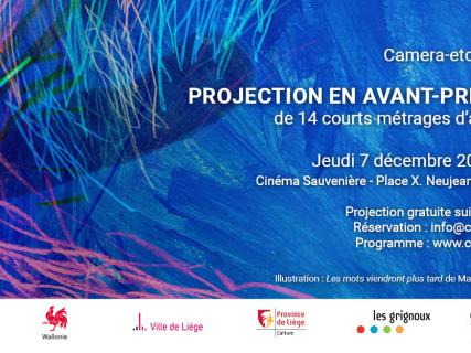 Caméra-etc présente 14 courts métrages en avant-première au Sauvenière