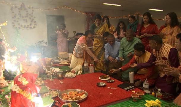 Célébration de Durga Puja : la fête bat son plein à Liège aussi