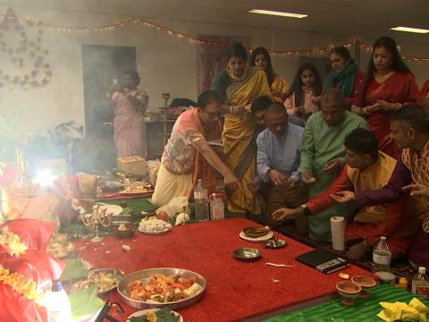 Célébration de Durga Puja : la fête bat son plein à Liège aussi