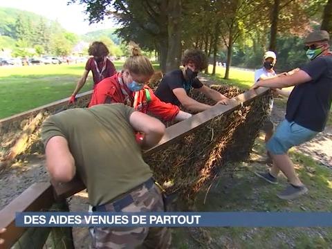 Des aides venues de partout