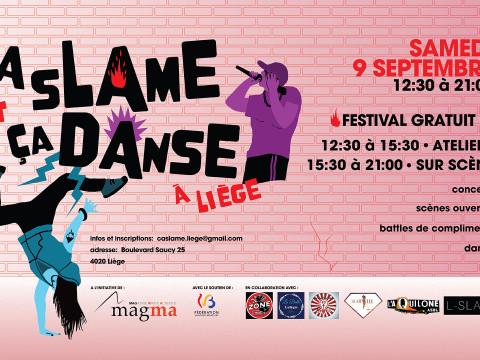 Deuxième édition du festival "ça slame et ça danse à Liège" le samedi 9 septembre 