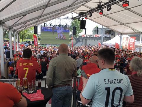 Euro 2024 : le match avec les supporters belges