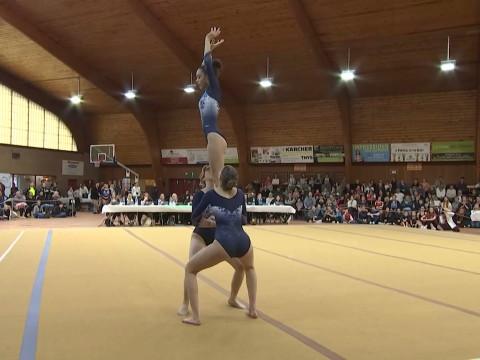 Gymnastique acrobatique : du style et de l'équilibre à Bressoux