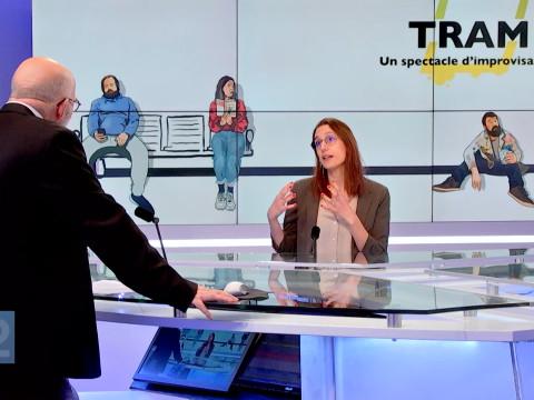 Invité : un spectacle d'impro sur le tram ! 