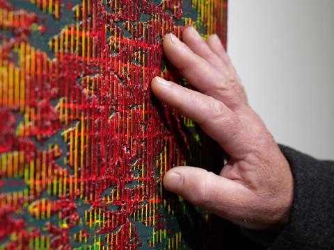L'anatomie du tableau de Michael Kravagna : couleurs et matières en apothéose 