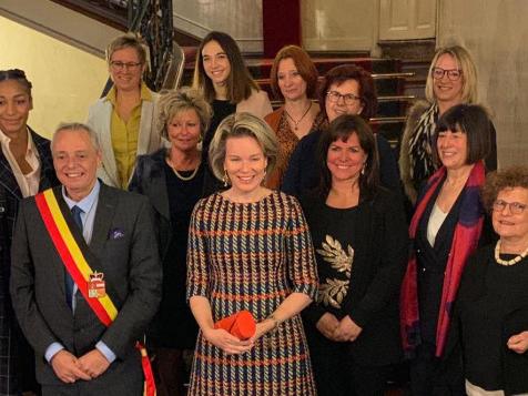 La Reine Mathilde en visite à Liège 