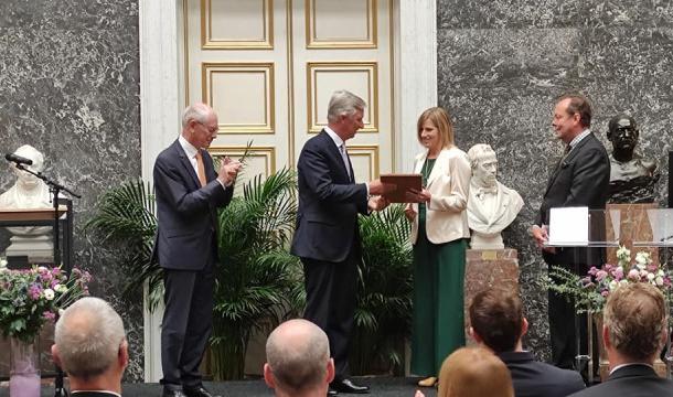 Les chercheurs liégeois Veerle Rots et Michaël Gillon ont reçu leur Prix Francqui