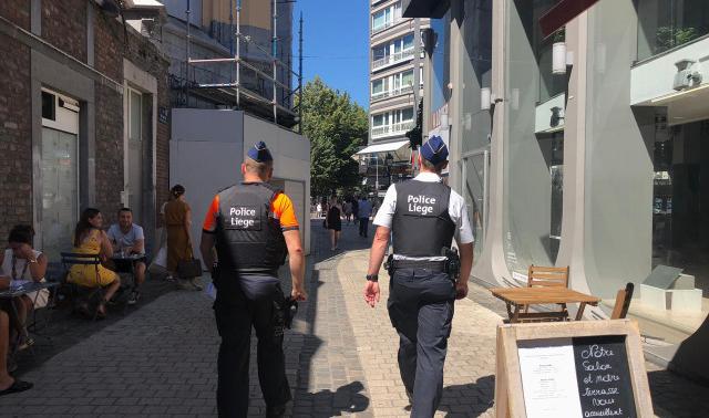 Liège : consignes covid plutôt bien respectées, une moyenne de 35 PV ce week-end